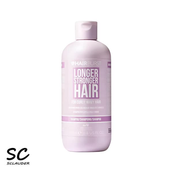 شامپو موهای فر و مجعد هیربرست Hairburst بنفش بدون سولفات حجم 350 میل