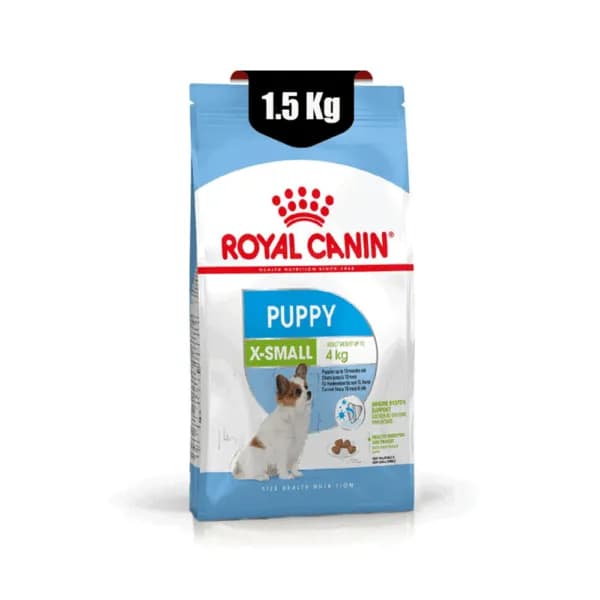 غذای خشک سگ ایکس اسمال پاپی رویال کنین (Royal Canin X-Small Puppy) وزن 1.5 کیلوگرم