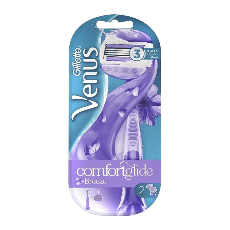 خودتراش ژیلت ونوس مدل Comfortglide Breeze (یک دسته و 2 یدک)