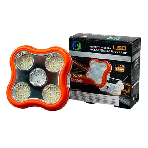 چراغ کمپینگ اضطراری شارژی خورشیدی 150 وات کینساچ مدل YY-9022