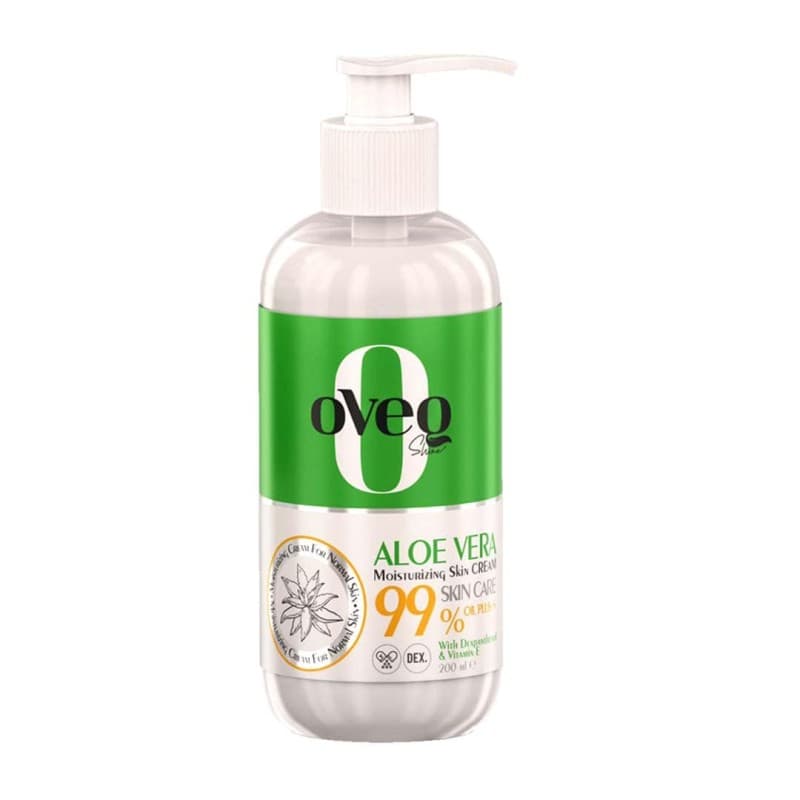 کرم مرطوبکننده و آبرسان اوک شاین پمپی مدل Aloe Vera حجم 400 میل