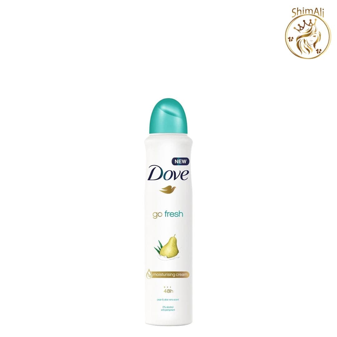 اسپری ضدتعریق 48 ساعته انگلیسی داوDove مدل گلابی go fresh حجم 250 میل