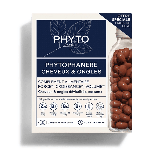قرص مکمل تقویت مو فیتو طرح جدید(پک دوعددی) Phyto Phyto Phanere Hair and Nail