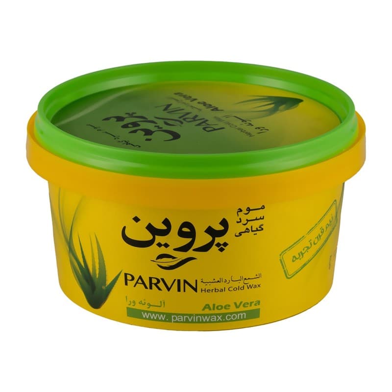 موم سرد پروین مدل آلوئهورا وزن 700 گرم
