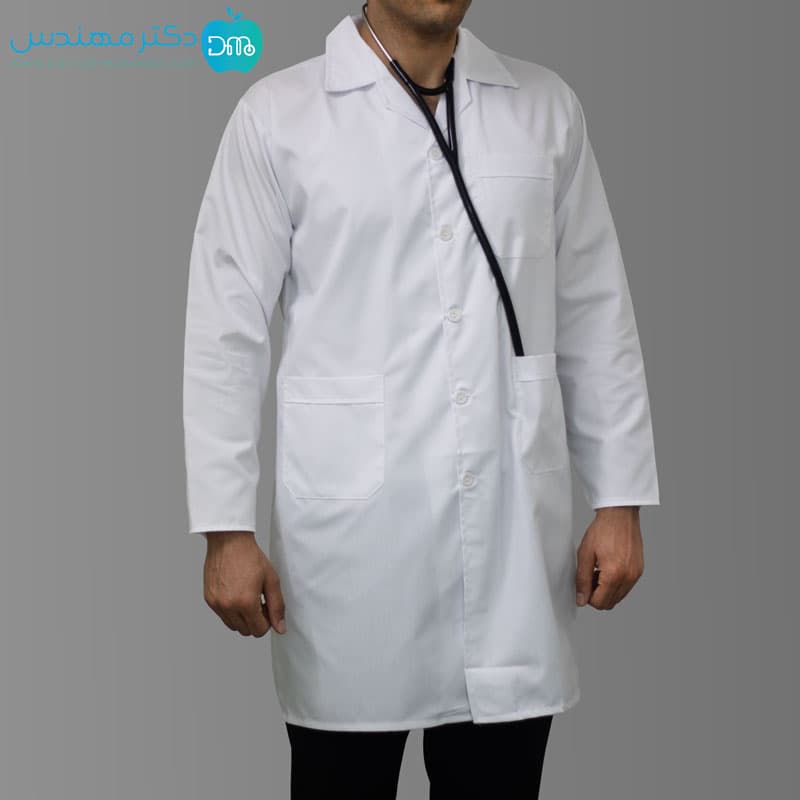 روپوش پزشکی مردانه پارچه ترگال ایران