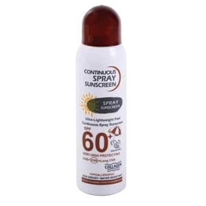 اسپری ضد آفتاب روشن کننده بی رنگ وکالی SPF60 حجم 230 میل
