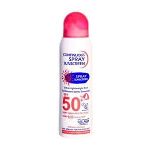 اسپری ضد آفتاب روشن کننده بی رنگ وکالی حجم 230 میل SPF 50