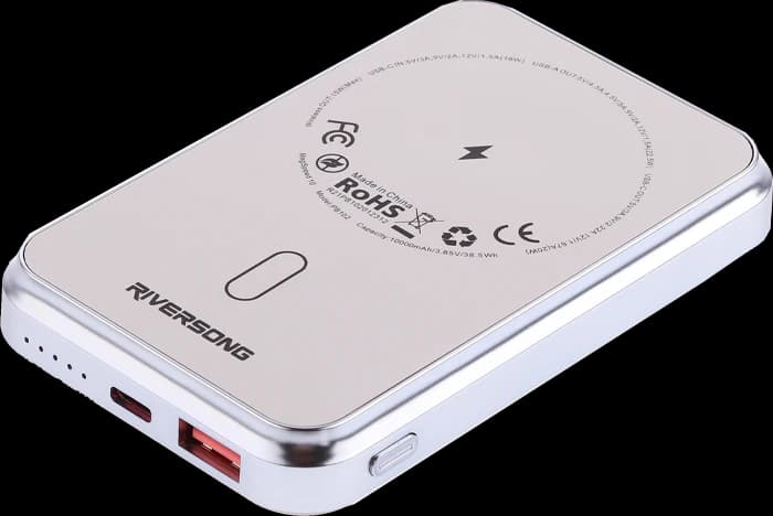 پاور بانک 10000 میلیآمپر ساعت Riversong مدل MagSpeed 10 PB102