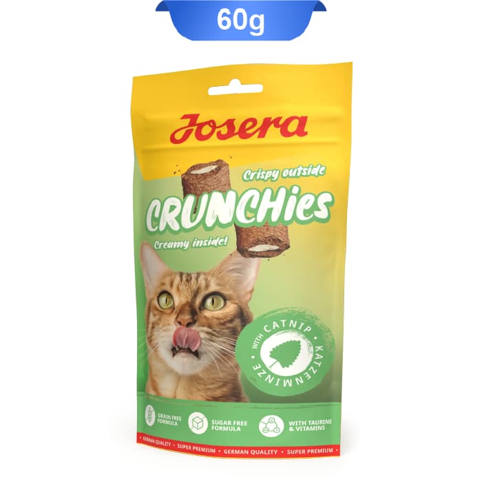تشویقی مغزدار کرانچی گربه جوسرا مدل کت نیپ وزن 60 گرم Josera Crunchies Catnip