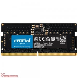 رم لپ تاپ کروشیال 16 گیگابایت تک ماژول DDR5 CL40 باس 4800