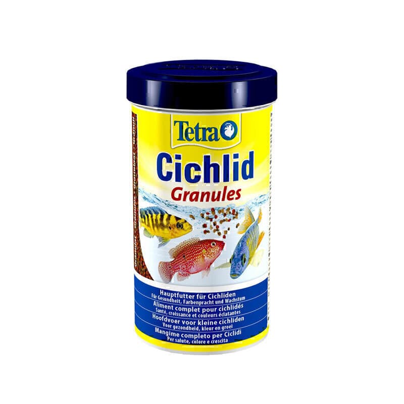 غذای گرانول ماهی سیچلاید تترا Tetra Cichlid Granules حجم 500 میلی لیتر
