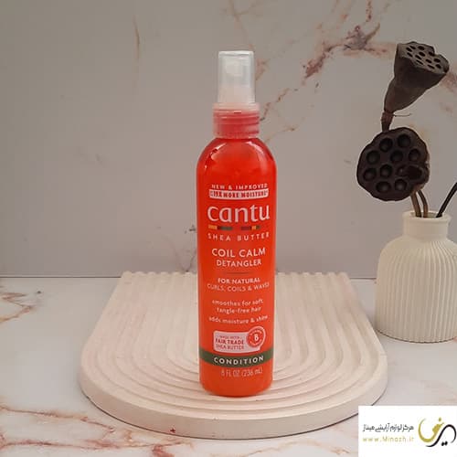 اسپری نرم کننده و باز کننده گره مو برند کنتو Cantu Coil Calm Detangler