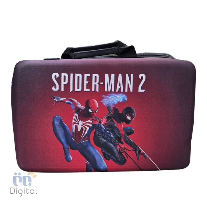 کیف حمل ۴ کاره مناسب برای کنسول PS5 Slim طرح Spider Man