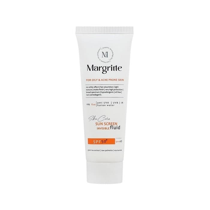 فلوئید ضد آفتاب بی رنگ پوست چرب و مستعد آکنه Margritte SPF50