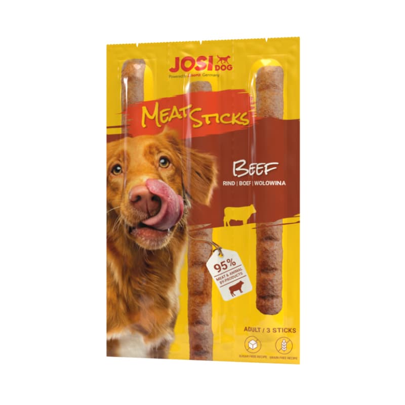 تشویقی مدادی سگ جوسرا با طعم گوشت گاو Josidog Meat Sticks With Beef بسته 3 عددی