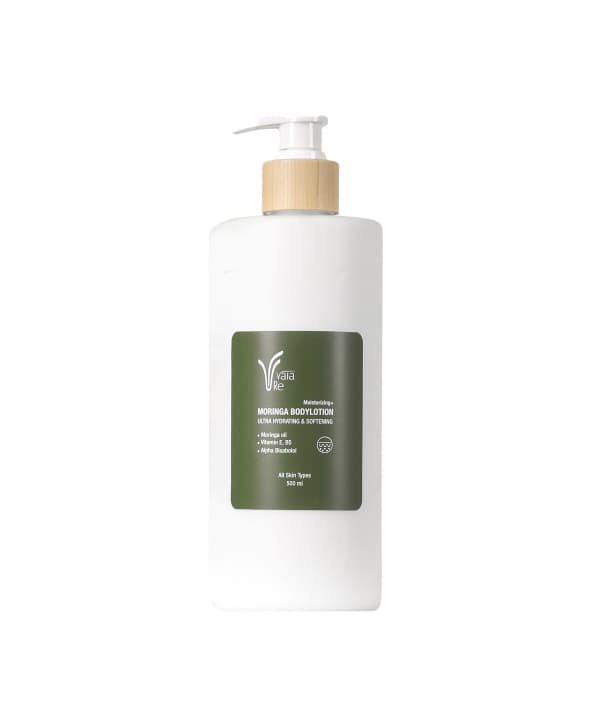 لوسیون نرم کننده و آبرسان بدن زنانه روالا کویین Revala Queen مناسب انواع پوست حاوی روغن مورینگا 500ml