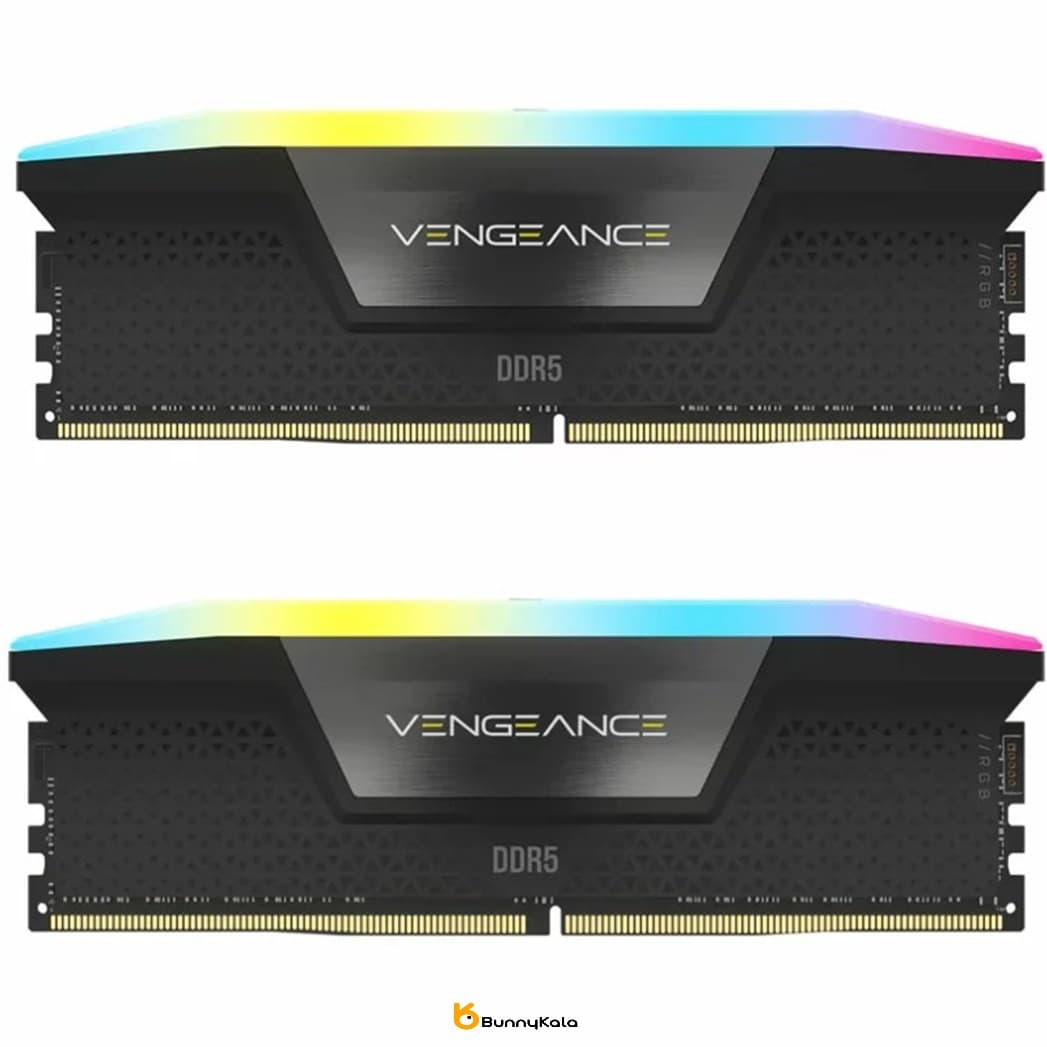 رم کامپیوتر کورسیر مدل VENGEANCE RGB 32GB (2x16GB) 6000MHz DDR5 CL36