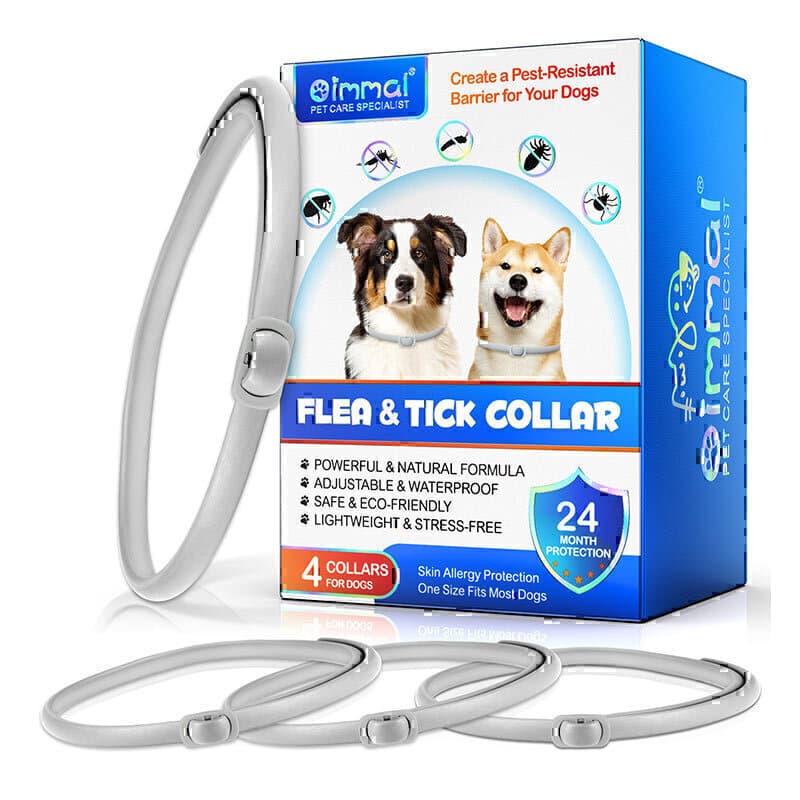 قلاده ضدکک و کنه سگ اویمال خاکستری Oimmal Grey Flea & Tick Collar For Dogs