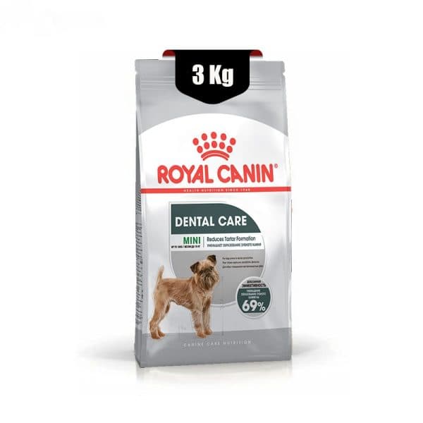 غذای خشک سگ مینی دنتال رویال کنین (Royal Canin Mini Dental Care ) وزن 3 کیلوگرم