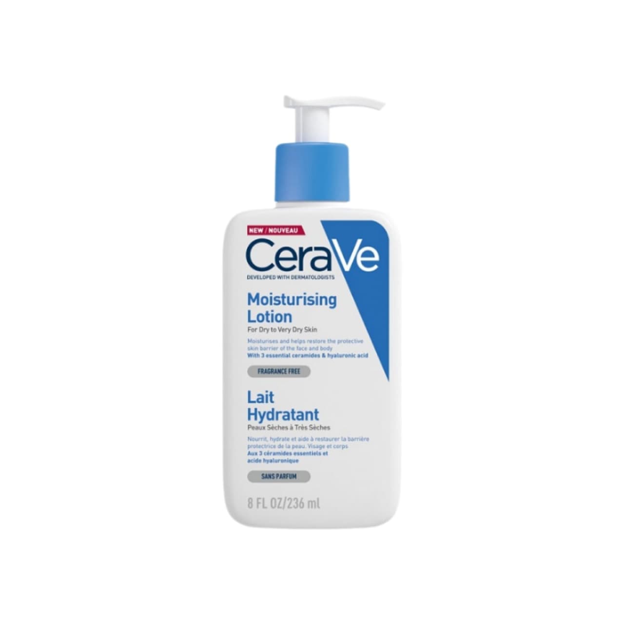 لوسیون بدن مرطوب کننده سراوی مدل dry skin حجم ۲۴۶ میلی لیتر