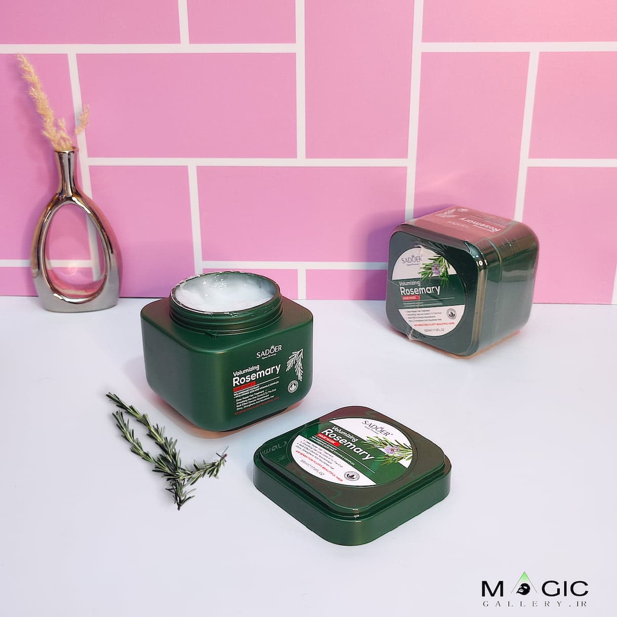 ماسک مو رزماری سادور ۵۰۰ گرم – ترمیم و حجم دهنده مو SADOER Volumizing Rosemary Hair Mask 500g
