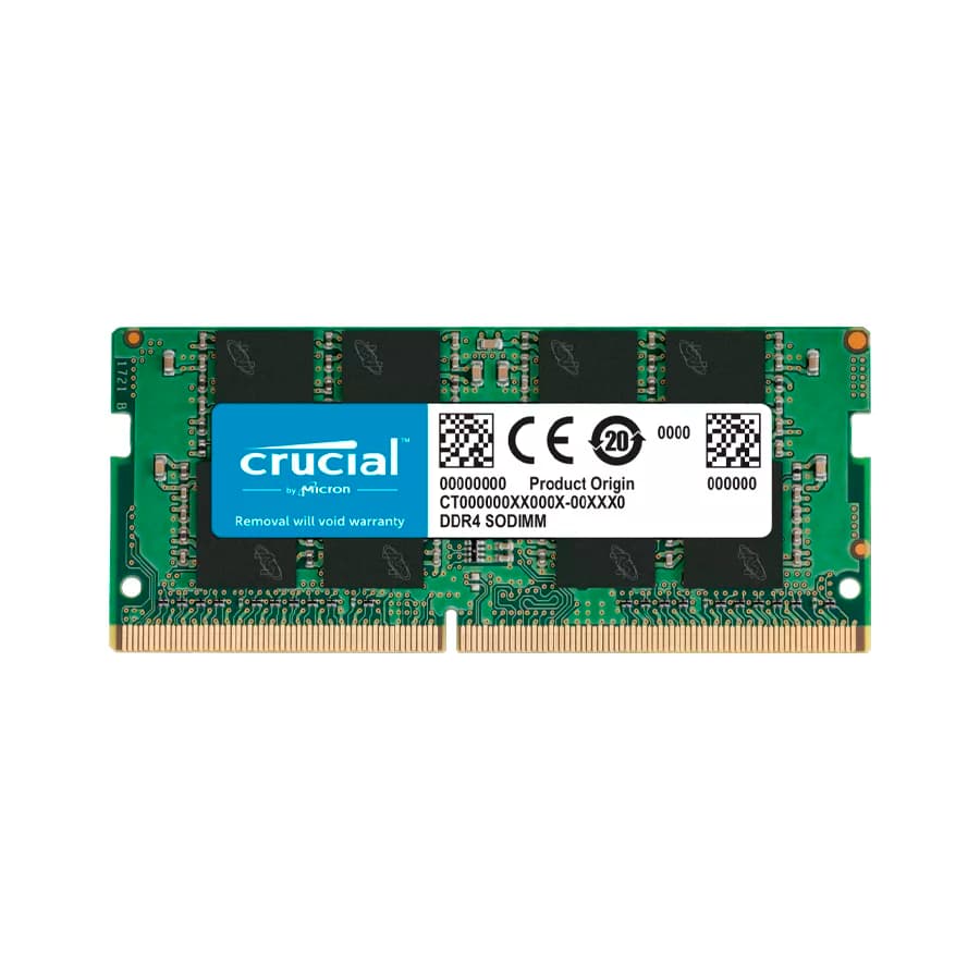 رم لپ تاپ کروشیال 16 گیگابایت تک ماژول DDR4 CL22 باس 3200