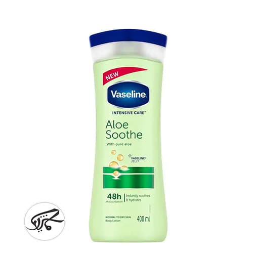 لوسیون بدن وازلین مدل Aloe Sooth حجم 400 میلی لیتر