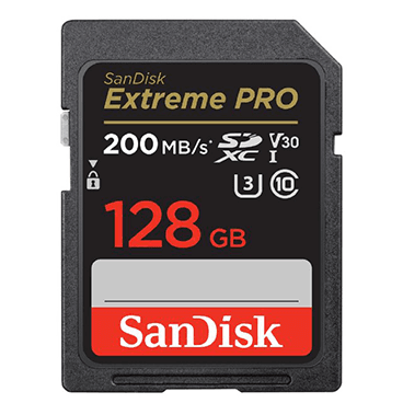 کارت حافظه SDXC سن دیسک مدل Extreme Pro V30 کلاس 10 استاندارد UHS-I U3 سرعت 200mbps ظرفیت 128 گیگابایت