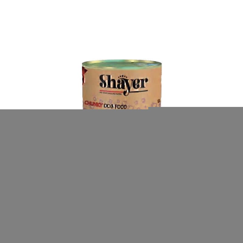 کنسرو غذای سگ با طعم سیرابی شایر Shayer Chunky Tripe وزن 400 گرم
