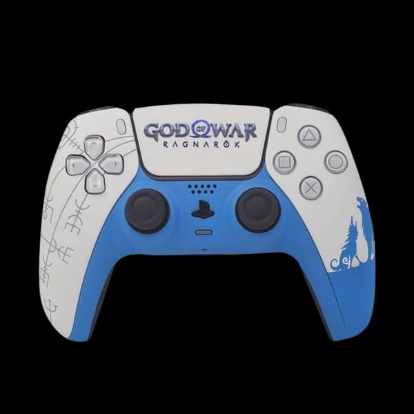 دسته بازی پلی استیشن کاستوم شده Dual Sense PlayStation 5 مدل God Of War Ragnarok