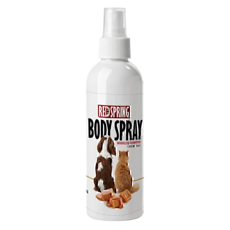 محلول ضد عفونی کننده بدن رداسپرینگ با عصاره کارامل Redspring Body Spray حجم 150 میلی لیتر