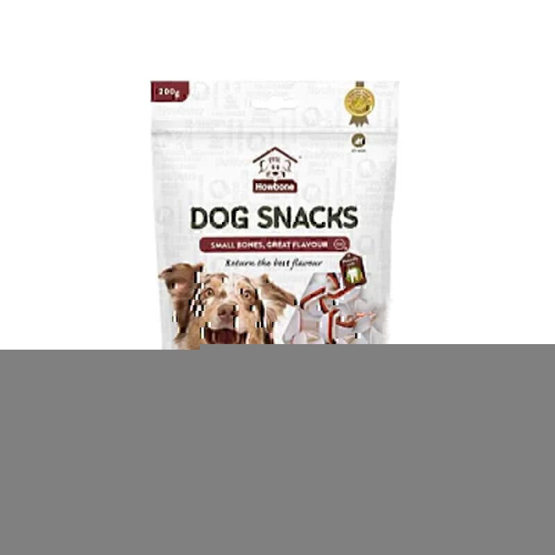 تشویقی دوسر گره ای سگ هابون با طعم فیله گوشت Howbone Dog Twist Snacks With Filet Mignon Flavour وزن 200 گرم