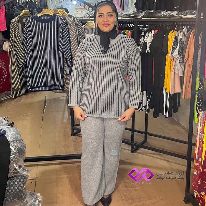 ست بلوز شلوار بافت زنانه