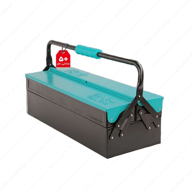 جعبه ابزار دو طبقه اتوماتیک طول 50 سانتی متر کد 9052 روماتون