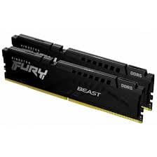رم دسکتاپ DDR5 کینگستون FURY Beast ظرفیت 16 گیگابایت (8GB x2) 6000 مگاهرتز