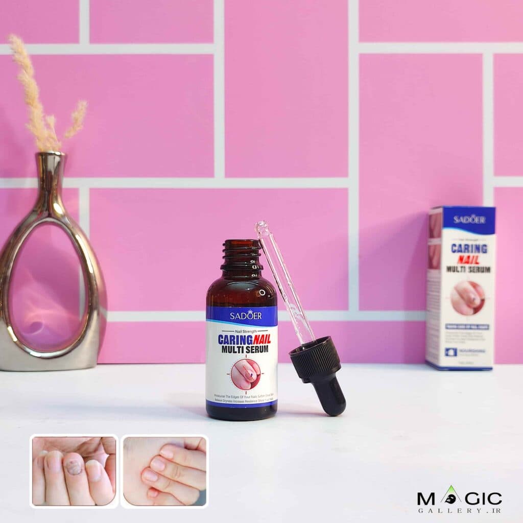 سرم تقویت و ترمیم ناخن سادور ۳۰ میلی لیتر (Sadoer Caring Nail Multi Serum) – آبرسان و استحکام بخش ناخن