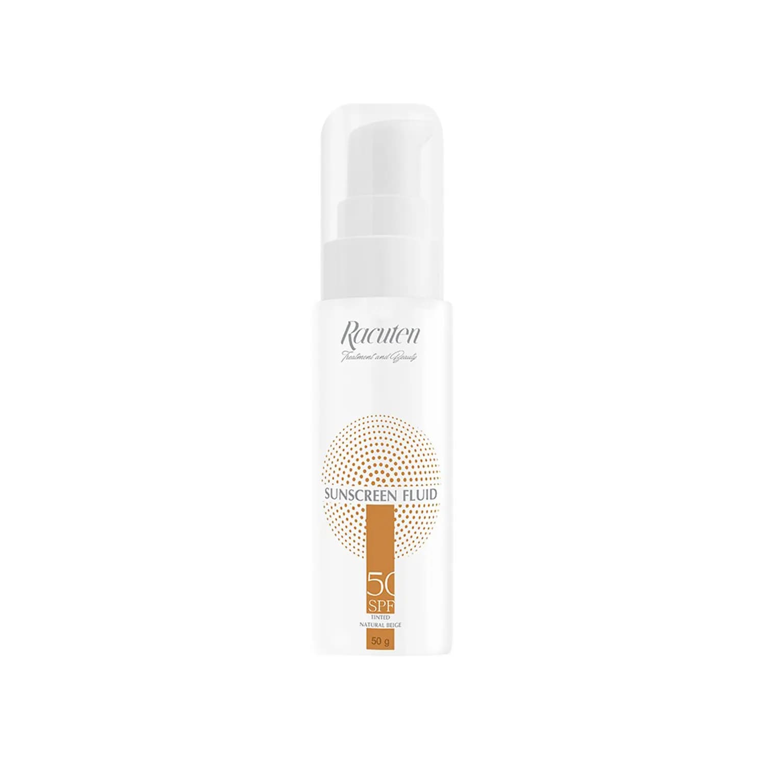 فلوئید ضد آفتاب SPF50 رنگی راکوتن مناسب پوست چرب و مختلط حجم 50 میلی لیتر