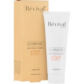 فلوئید ضد آفتاب و ضدلک و روشن کننده بدون رنگ کلکسیون رویوال SPF50 مناسب انواع پوست حجم 50 میلیلیتر