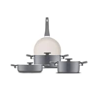سرویس قابلمه ۷ پارچه ژومبو Swiss Crystal طوسی