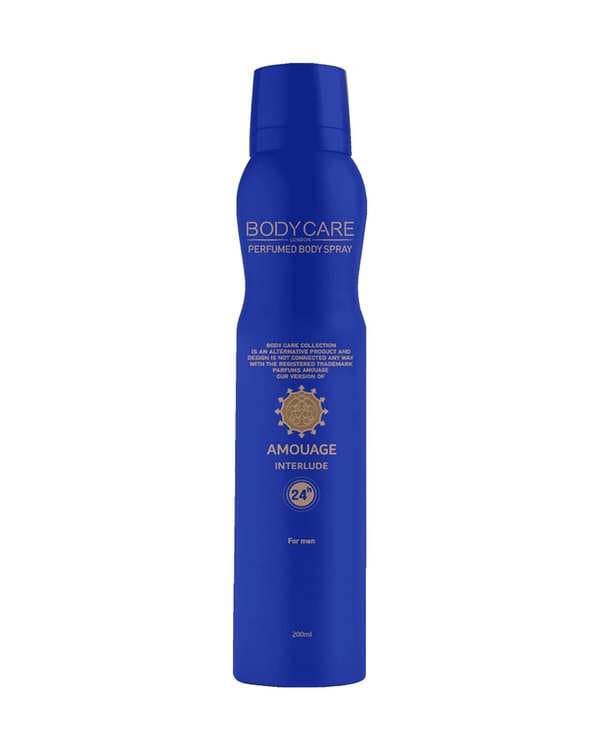 اسپری خوشبو کننده بدن مردانه بادی کر Body Care رایحه امواج Amouage Interlude حجم 200ml