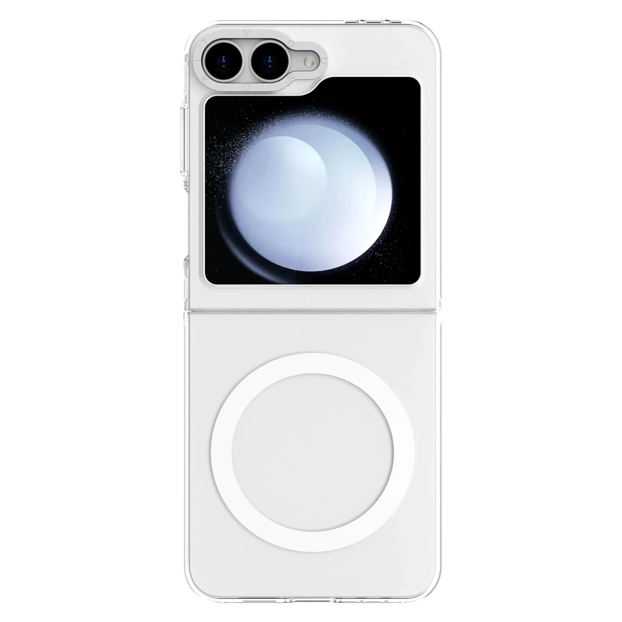 کاور گوشی سامسونگ Galaxy Z Flip 6 یانگ کیت مدل Crystal Shield Magsafe 002