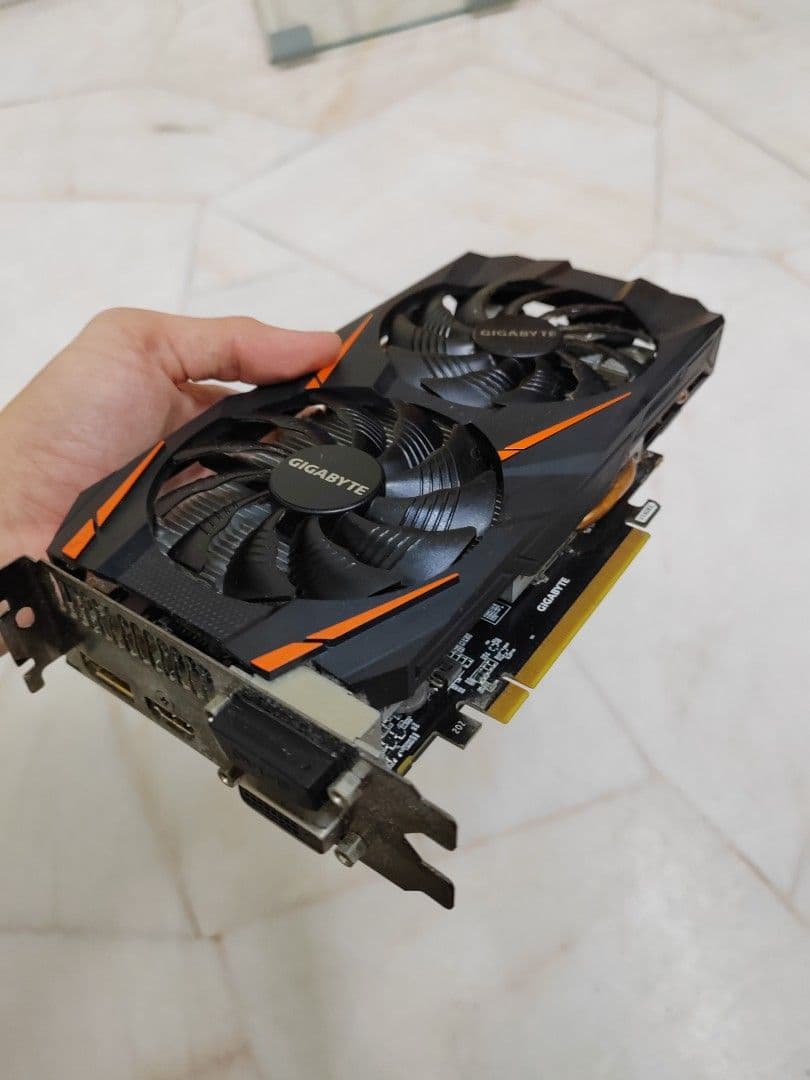 فروش ویژه کارت گرافیک GIGABYTE GTX1060 3G (استوک)