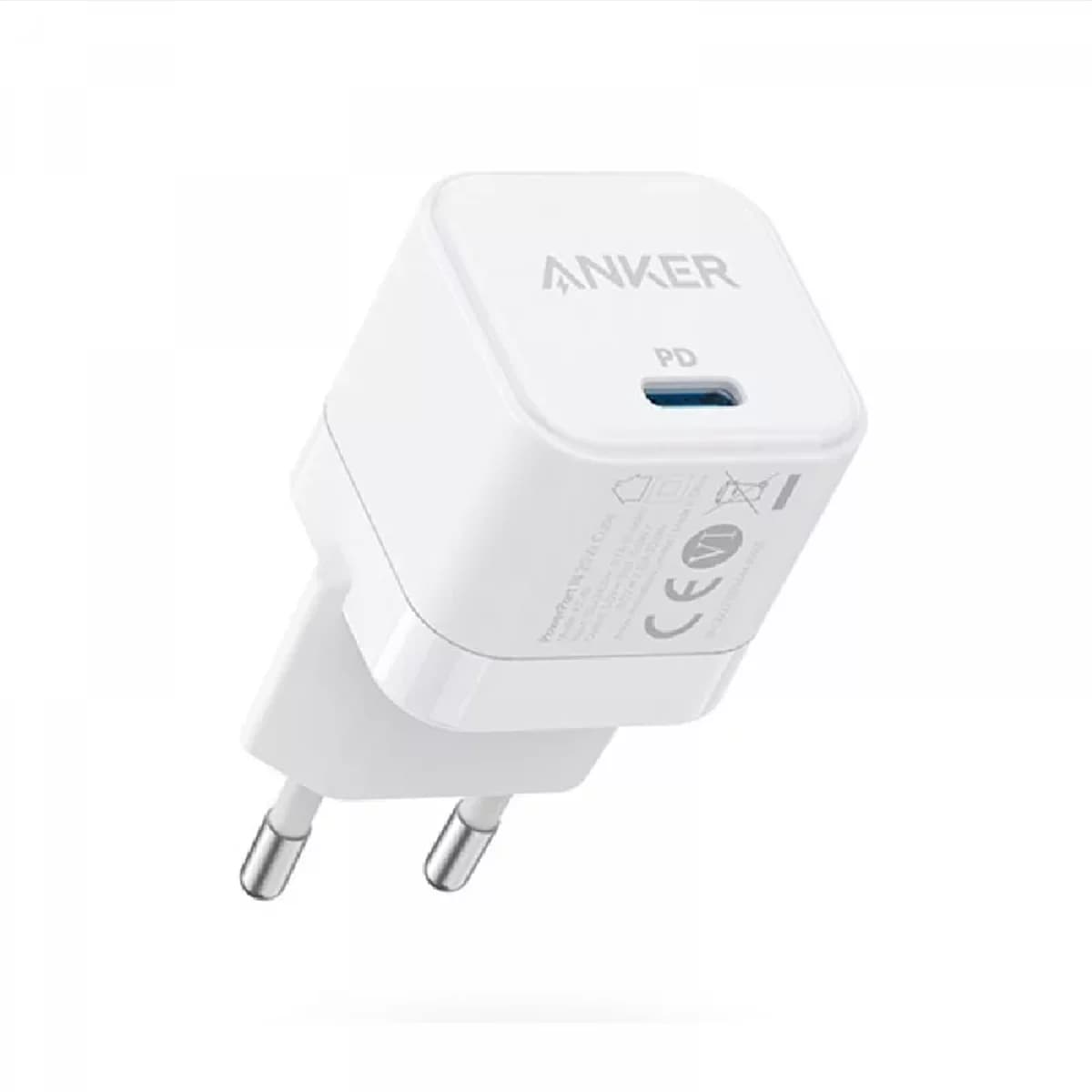 شارژر دیواری انکر مدل PowerPort III A2149 توان 20 وات