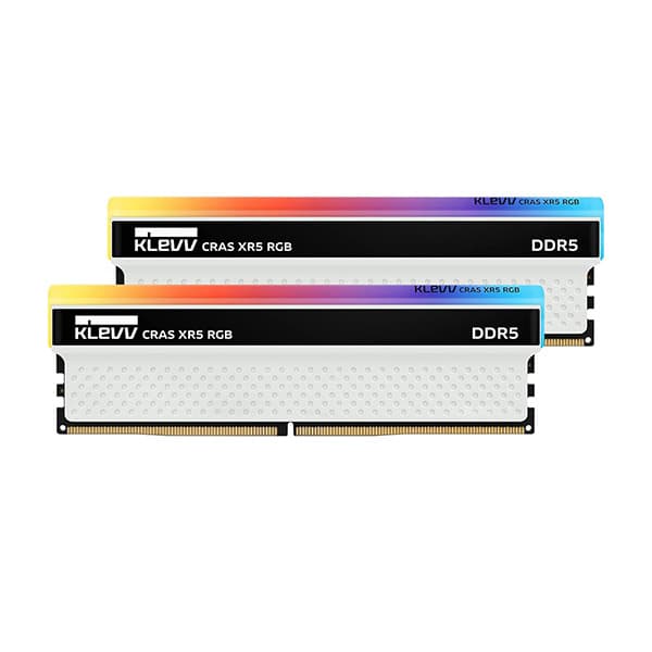 رم دسکتاپ DDR5 کلو 6200MHz مدل KLEVV CRAS XR5 RGB ظرفیت 2×16 گیگابایت
