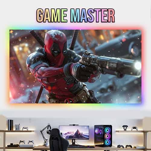 تابلو شاسی طرح Gun 01 / Deadpool