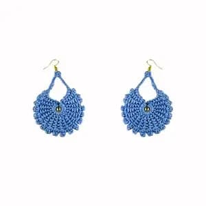 گوشواره دست ساز قلاب بافی - Gosh - 010