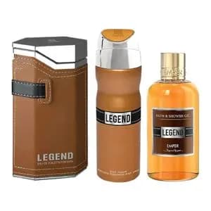 ست ادکلن لجند امپر اصل همراه با شامپو و اسپری هدیه (LEGEND EMPER)