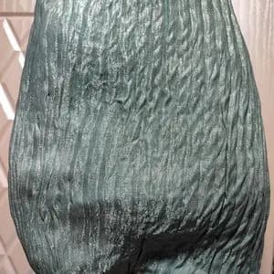 پارچه کرپ سوپر شیمر ساده رنگ سبز مغز پسته ای