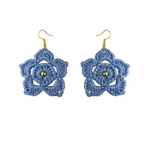 گوشواره دست ساز قلاب بافی - Gosh - 002
