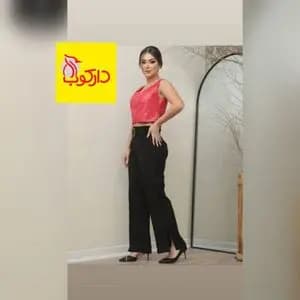 شلوار زنانه بگ بغل زیپ دار کد 4455